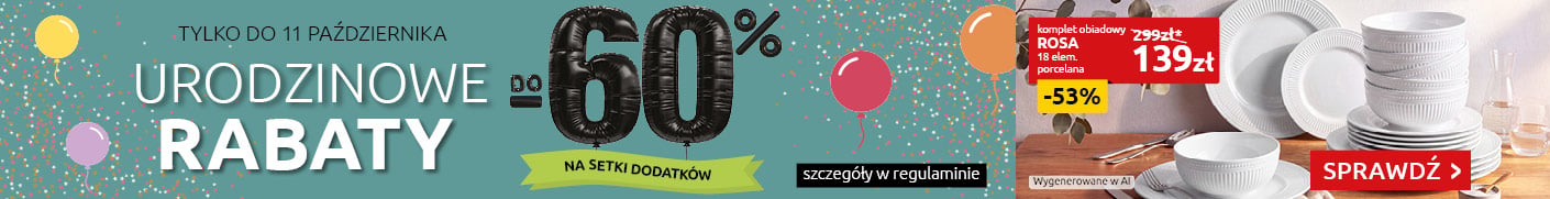 Urodzinowe rabaty do -60% na setki dodatków w Black Red White. Sprawdź