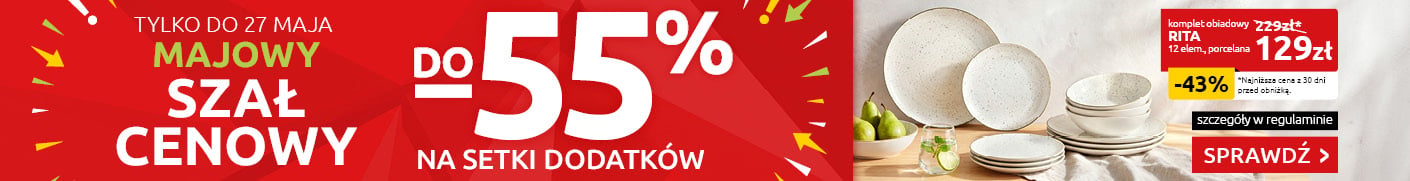 Majowy szał cenowy do -55% na setki dodatków w Black Red White. Sprawdź!