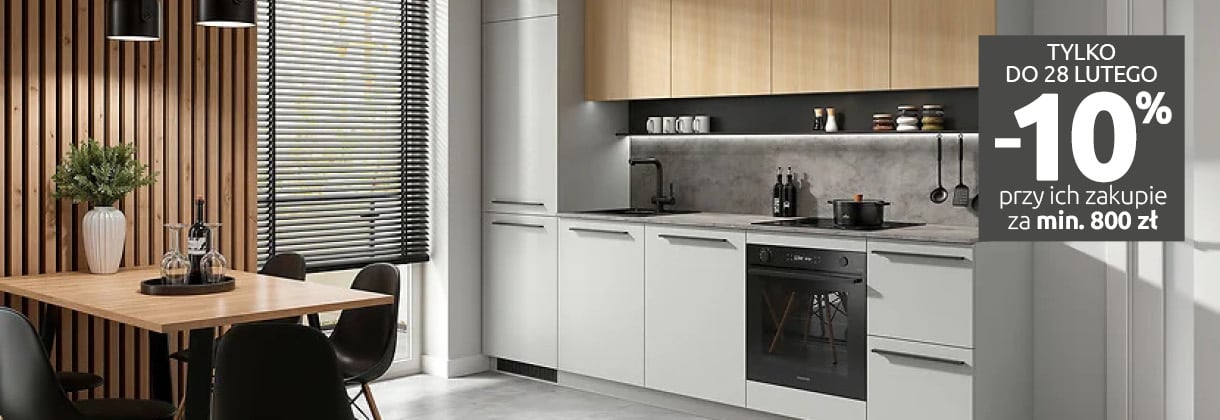 Kuchnie Milino w Black Red White - Sprawdź!