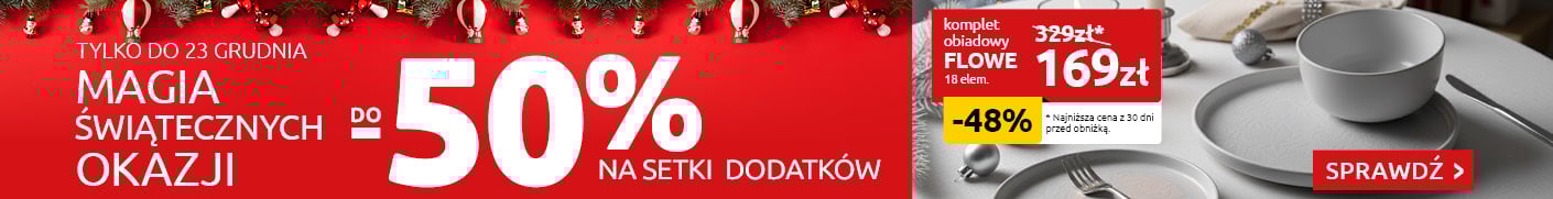 Magia świątecznych okazji do -50% na setki dodatków w Black Red White. Sprawdź!
