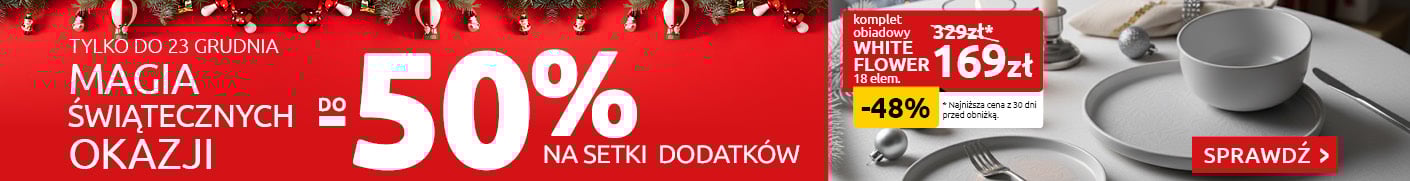 Magia świątecznych okazji do -50% na setki dodatków w Black Red White. Sprawdź!