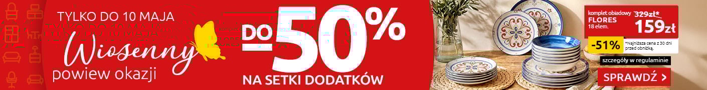 Wiosenny powiew okazji do -50% na setki dodatków w Black Red White. Sprawdź!