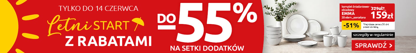Letni start z rabatami do -55% na setki dodatków w Black Red White. Sprawdź!
