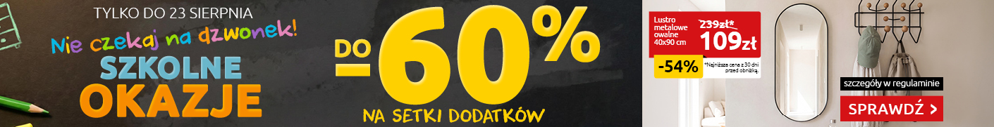 Szkolne Okazje do -60% na setki mebli i dodatków w Black Red White. Sprawdź!