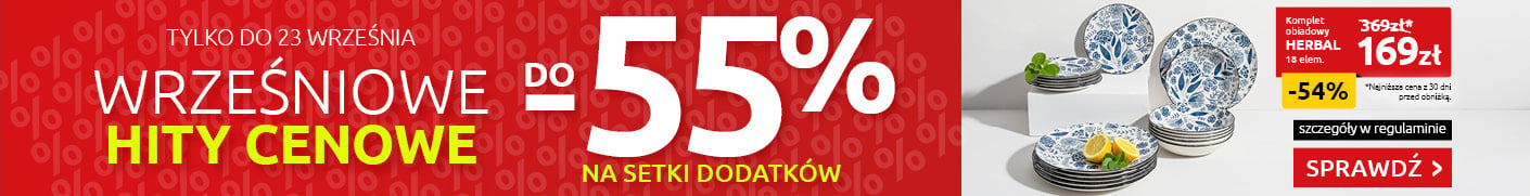 Wrześniowe HITY cenowe do -55% na setki dodatków w Black Red White