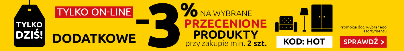 Dziś dodatkowe -3% na wybrane produkty przy zakupie min. 2 w Black Red White. Sprawdź!