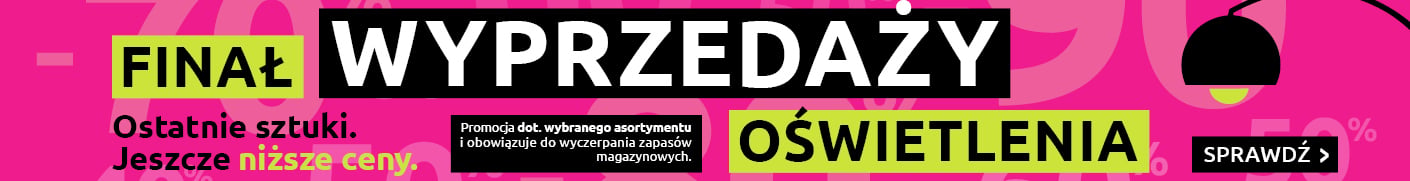Wielka wyprzedaż oświetlenia w Black Red White. Sprawdź!