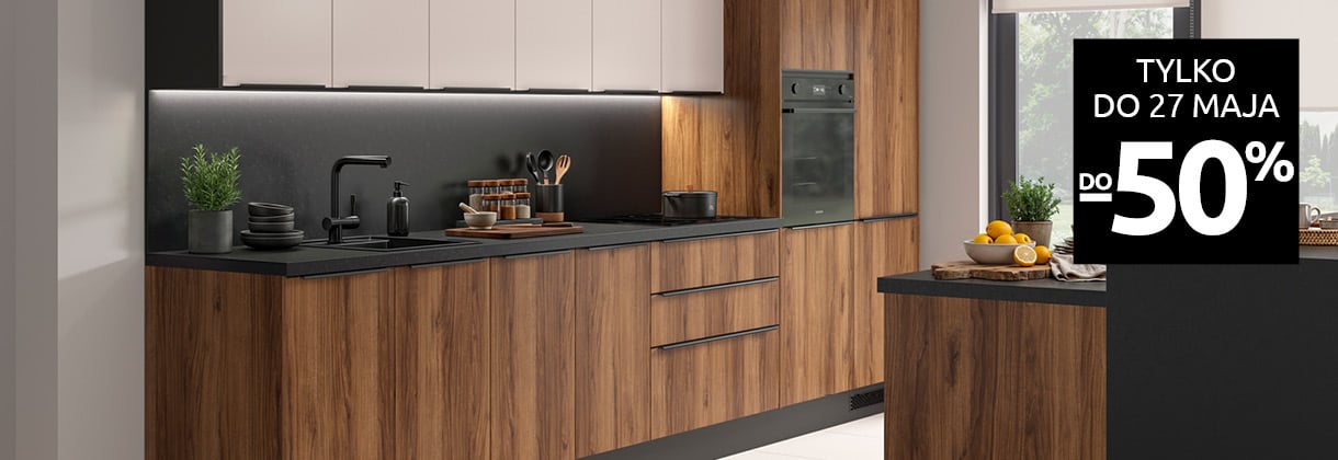 Kuchnie Senso Kitchens do -50% w Black Red White. Sprawdź!