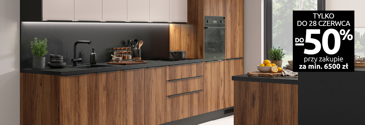 Kuchnie Senso Kitchens do -50% w Black Red White. Sprawdź!