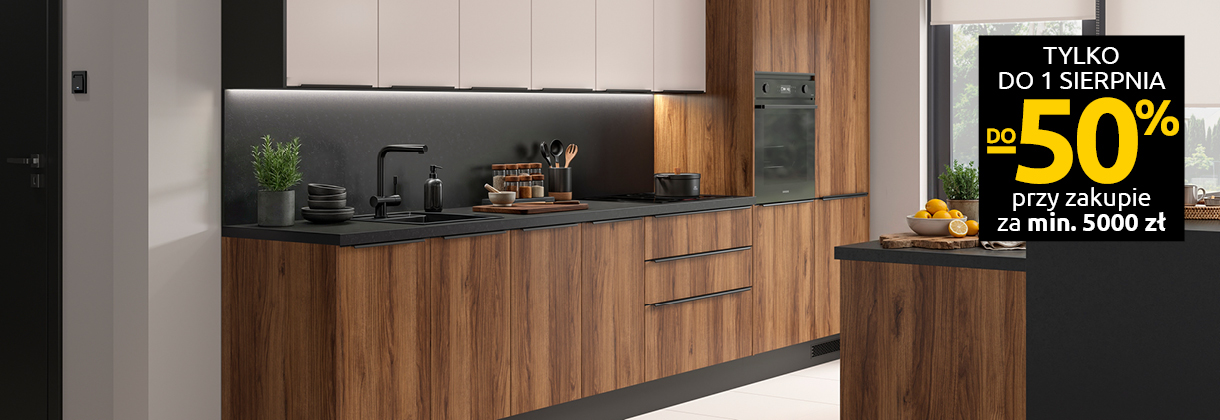Kuchnie Senso Kitchens do -50% w Black Red White. Sprawdź!