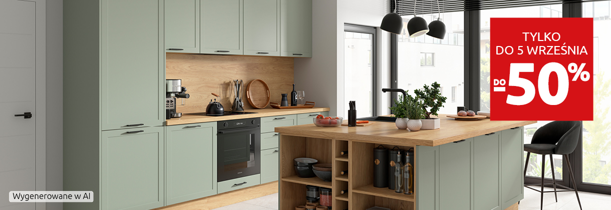 Kuchnie Senso Kitchens do -50% w Black Red White. Sprawdź!
