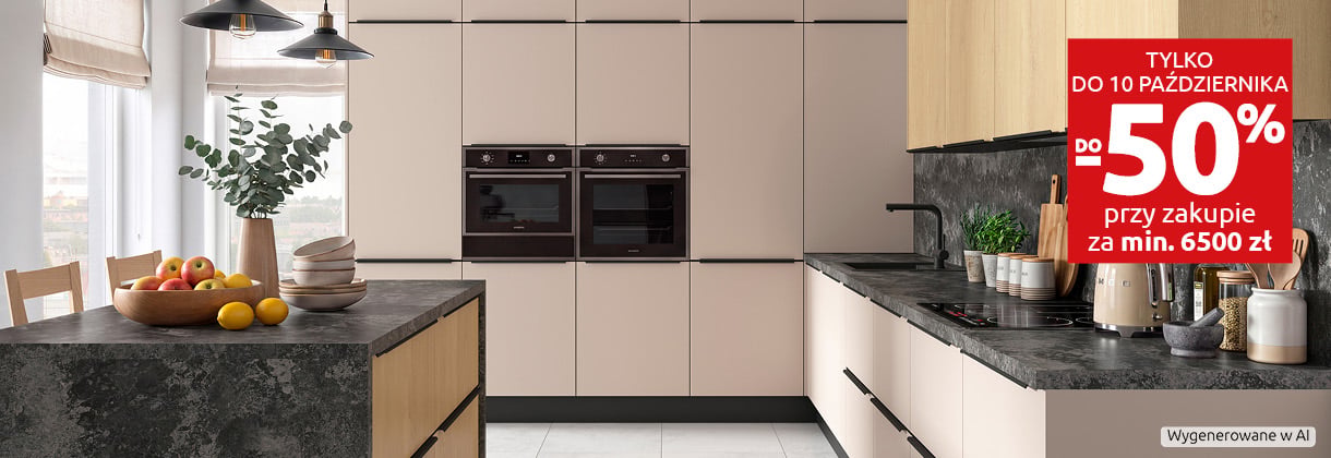Kuchnie Senso Kitchens do -50% w Black Red White. Sprawdź!