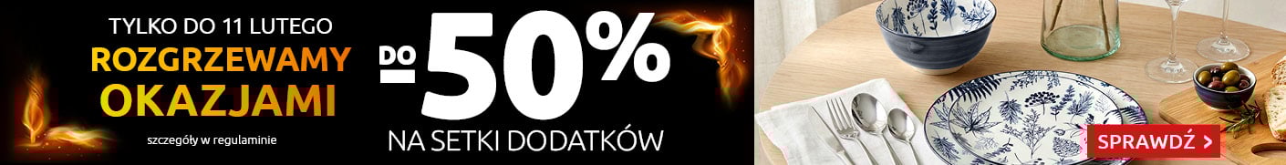 Rozgrzewamy okazjami do -50% na setki mebli i dodatków w Black Red White. Sprawdź!