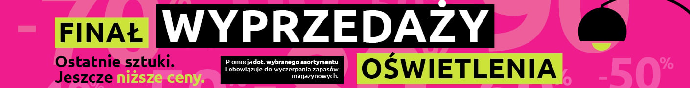 Wielka wyprzedaż oświetlenia w Black Red White. Sprawdź!