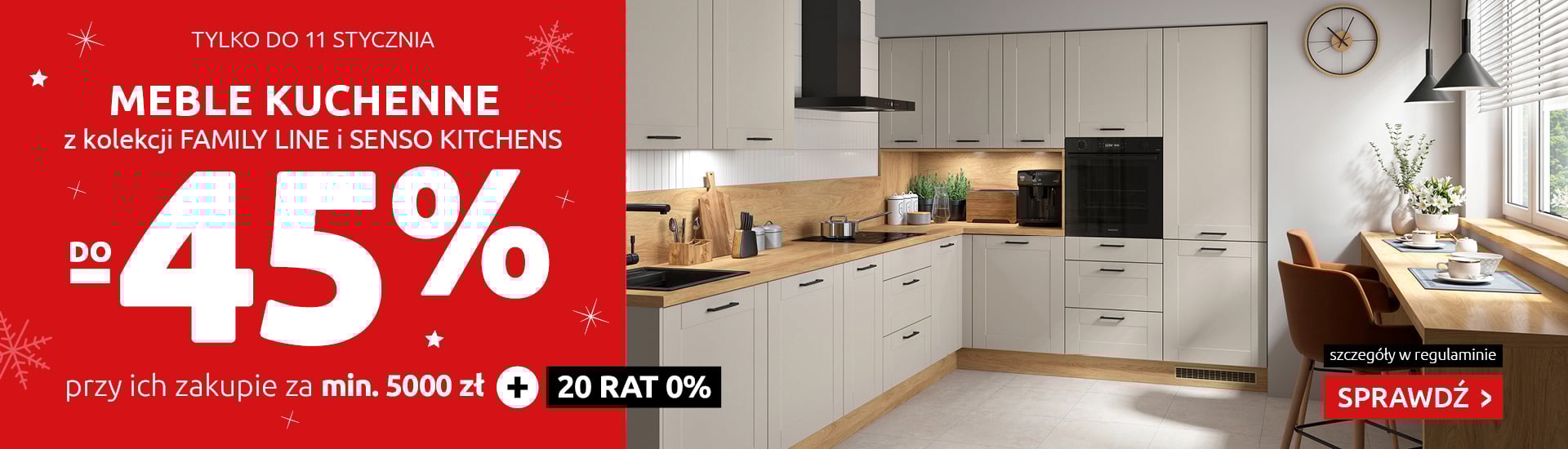 Meble kuchenne do -45% w Black Red White. Sprawdź!