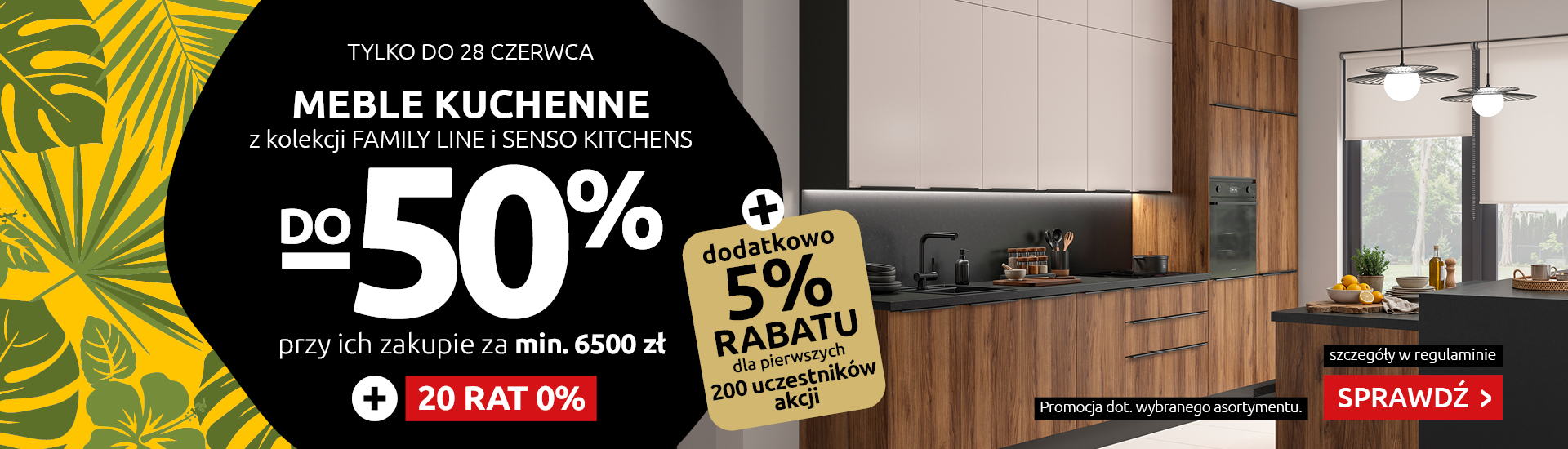 Meble kuchenne do -50% w Black Red White. Sprawdź!