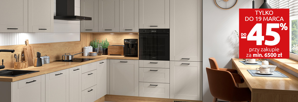 Kuchnie Family Line do -45% w Black Red White. Sprawdź!