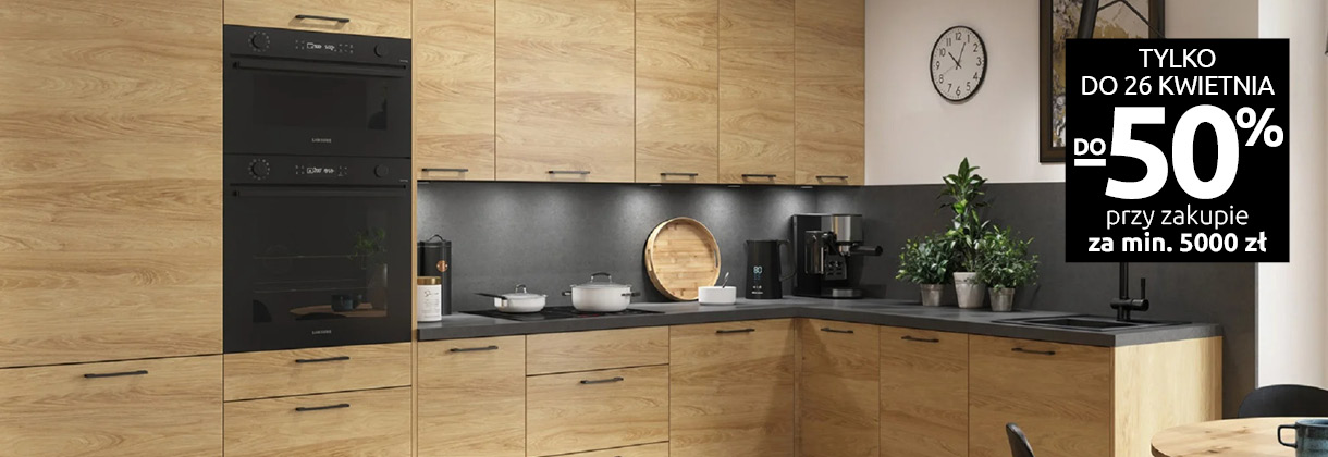 Kuchnie Family Line do -50% w Black Red White. Sprawdź!