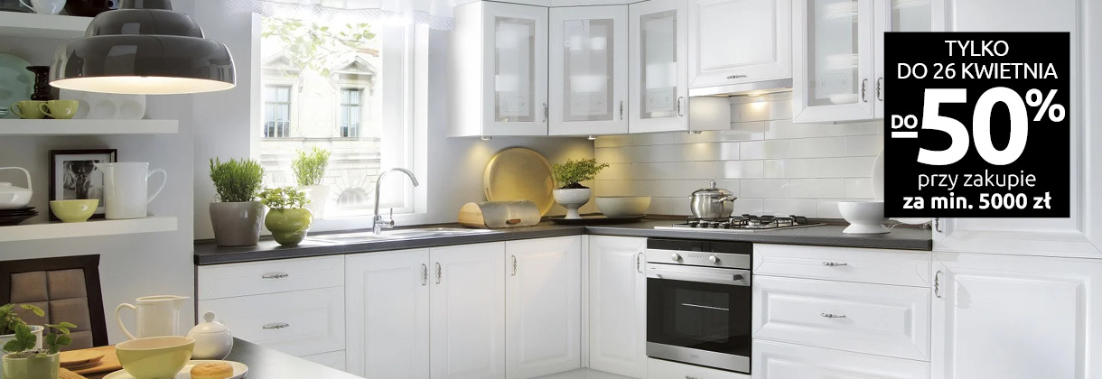 Kuchnie Family Line do -50% w Black Red White. Sprawdź!
