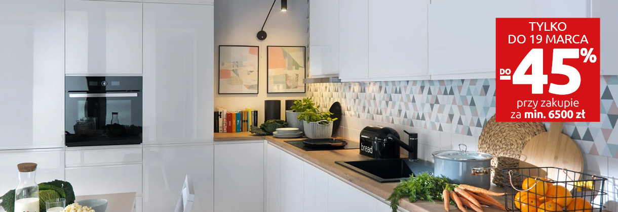 Kuchnie Family Line do -45% w Black Red White. Sprawdź!