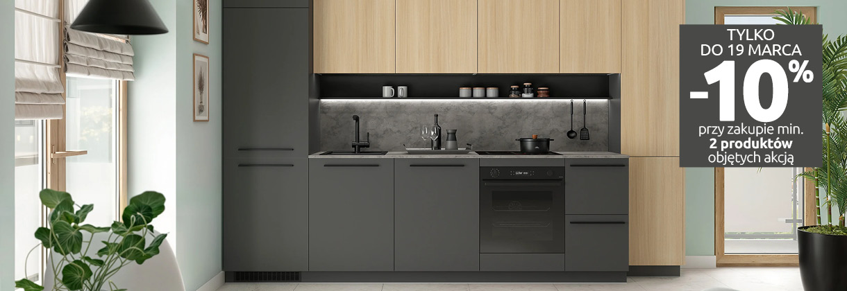 Kuchnie Milino -10% w Black Red White - Sprawdź!