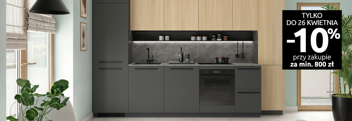 Kuchnie Milino -10% w Black Red White - Sprawdź!