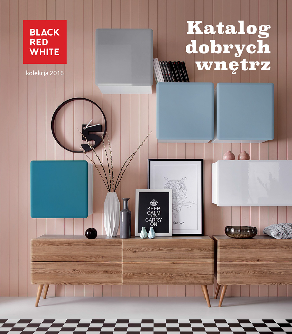 Nowy katalog mebli i dodatków Black Red White Black Red White