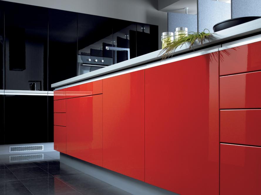 Kuchnia Black Red White 38th Elysse Avenue