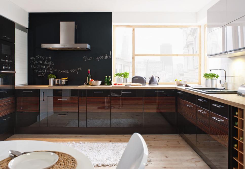 Kuchnia Black Red White 39th Canadian Avenue