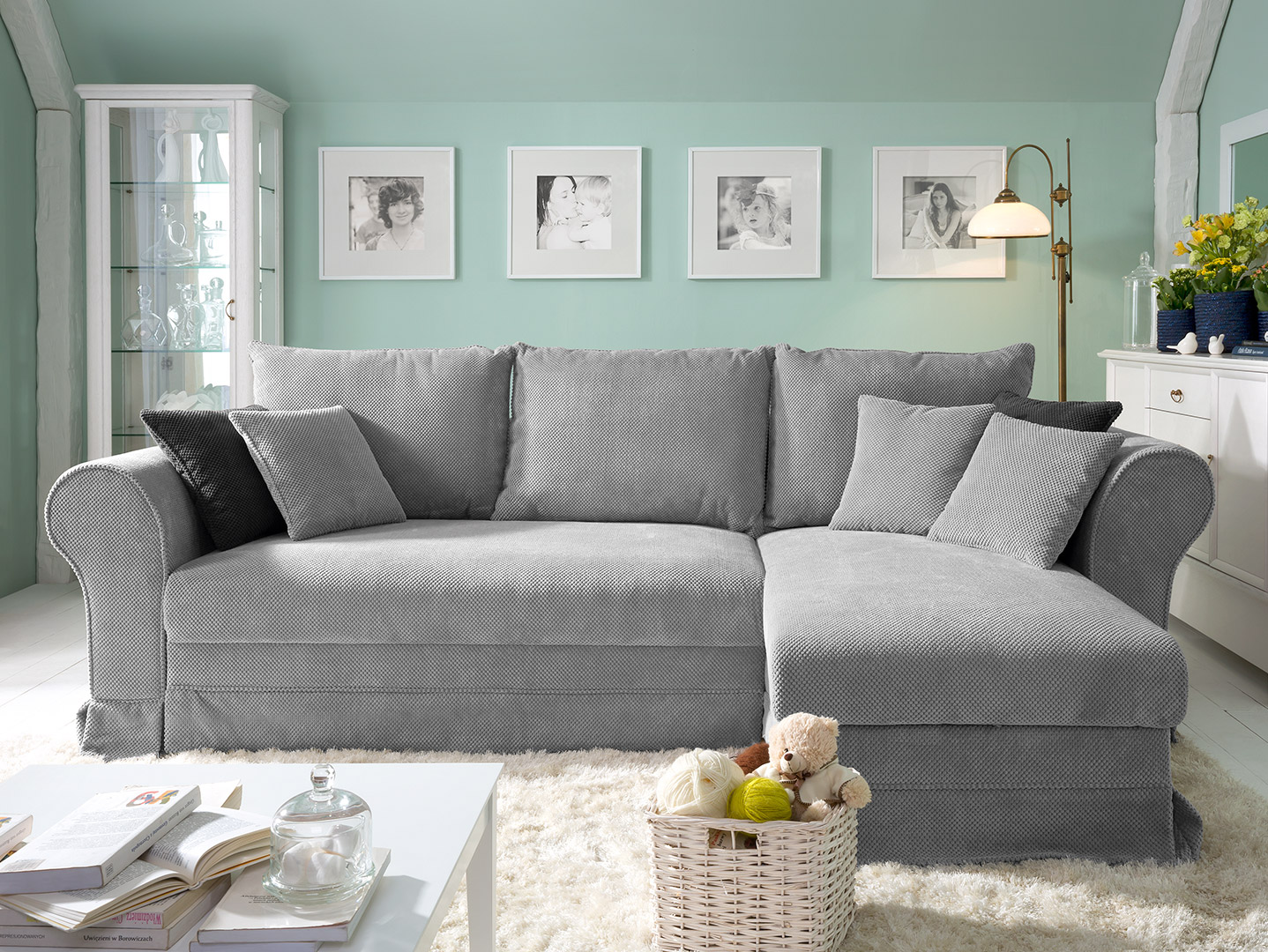 Narożnik Margaret - Black Red White