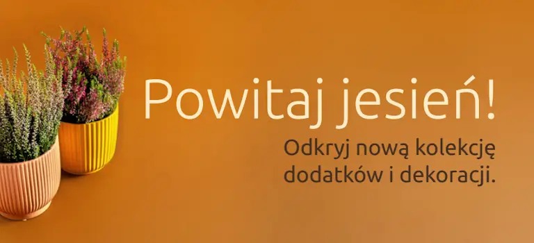 Powitaj jesień! Odkryj nową kolekcję dodatków i dekoracji.