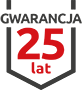 25 lat gwarancji