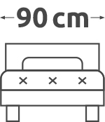 Materace szerokość 90cm
