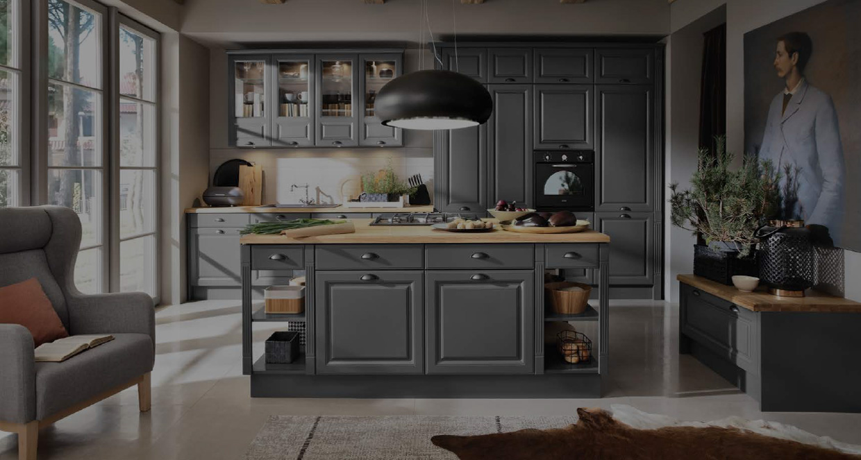 Kuchnia Meble kuchenne Black Red White