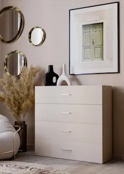 Zobacz: Aranżacja meble na wymiar - komoda z 4 szufladami