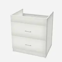 Sprawdź: Szafka pod umywalkę z 2 szufladami - stojąca