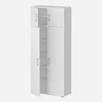 Sprawdź: Szafa z nadstawką, półkami i podwójnymi drzwiami