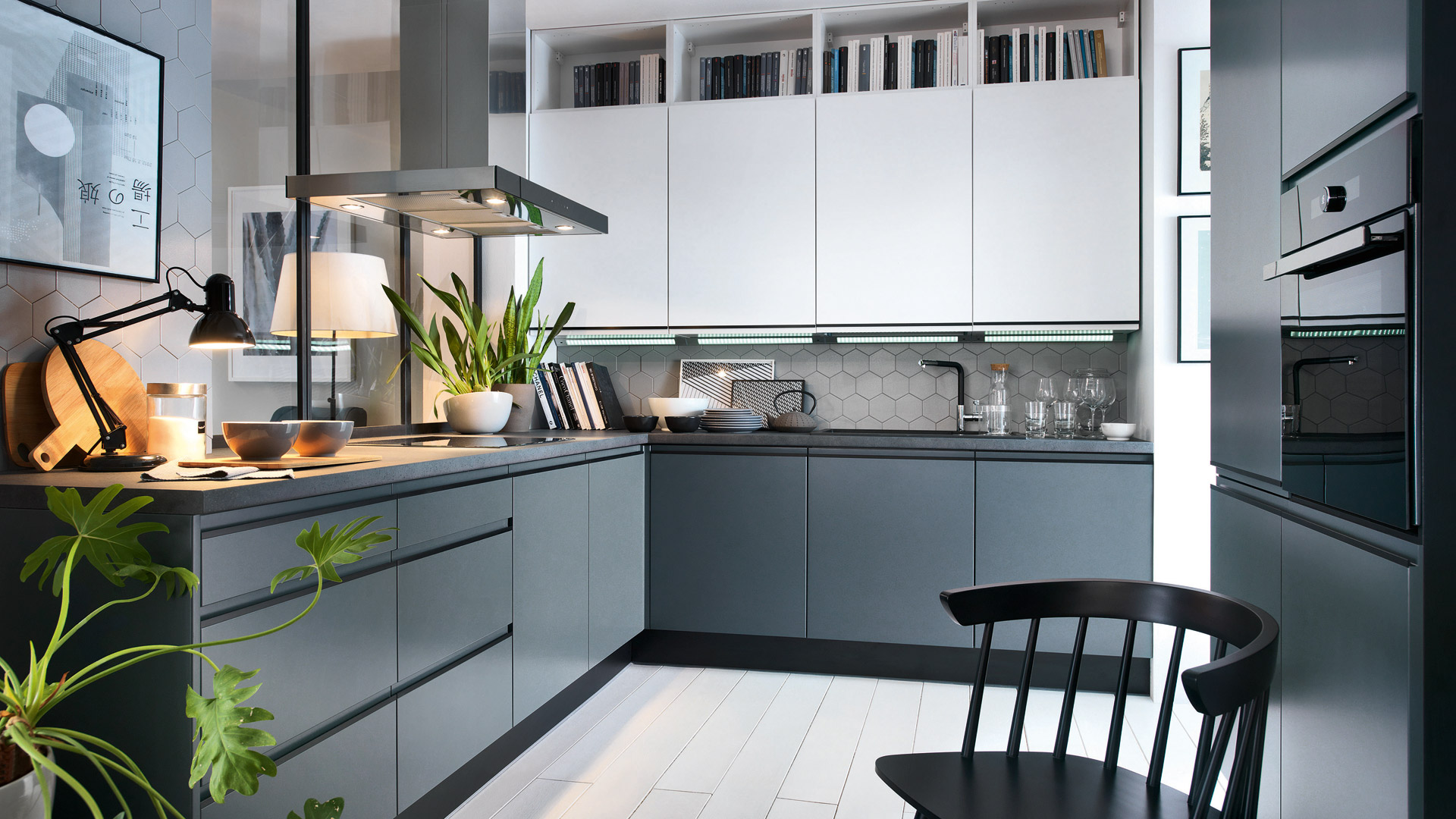 kuchnia Black Red White