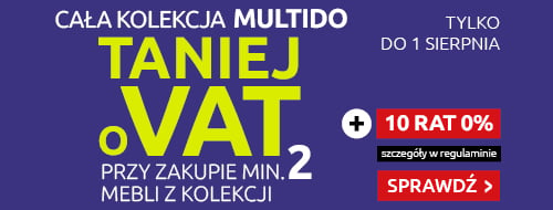 Cała kolekcja mebli Multido taniej o VAT przy zakupie min. 2 produktów w Black Red White