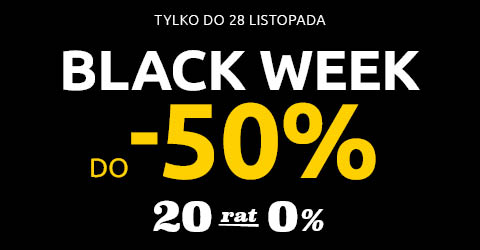 Black Week rabaty do 50% tylko w Black Red White. Sprawdź!