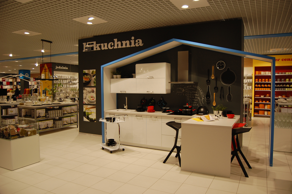 Ekspozycja mebli kuchennych Black Red White w Będzinie